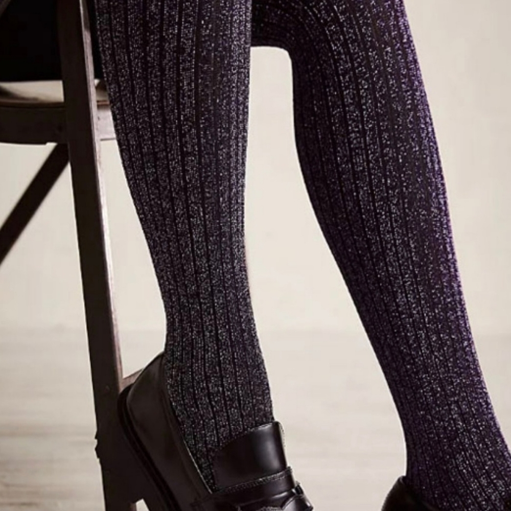 Free people capital shimmer tights
